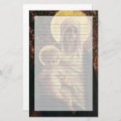 ヴァージンおよび子供1872年 便箋 (正面/裏面)