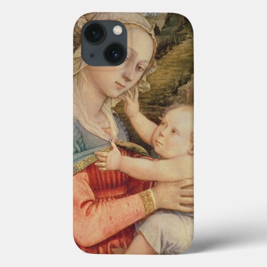 ヴァージンおよび子供、c.1465 Case-Mate iPhoneケース (裏面)