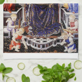 ヴァージンで即位した天使の子 キッチンタオル (折り畳み)