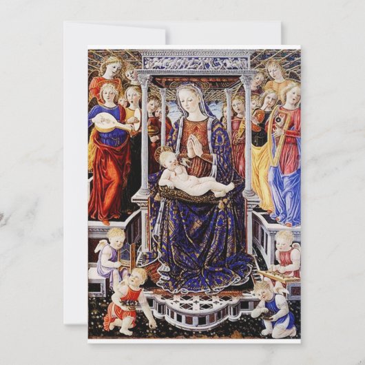 ヴァージンで即位した天使の子 招待状 (正面)