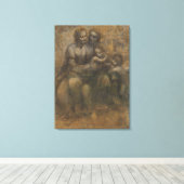 ヴァージンで子どもとセントアンbyレオナルド・ダ・ヴィンチ キャンバスプリント (インサイチュ (ウッドフロア))