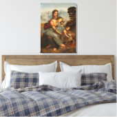 ヴァージンで子どものサンアン・レオナルド・ダ・ヴィンチ キャンバスプリント (インサイチュ (寝室))