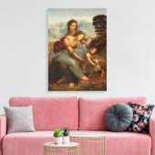 ヴァージンで子どものサンアン・レオナルド・ダ・ヴィンチ キャンバスプリント (インサイチュ (リビング))