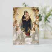 ヴァージンとエンジェルス – ウィリアム – アドルフブーゲロー サンキューカード (スタンド正面)