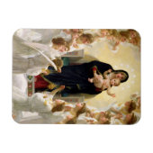 ヴァージンとエンジェルス – ウィリアム – アドルフブーゲロー マグネット (横)