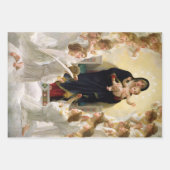 ヴァージンとエンジェルス – ウィリアム – アドルフブーゲロー ラッピングペーパーシート (正面3)