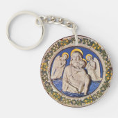 ヴァージンとエンジェルズアベマリア祈りの言葉 キーホルダー (正面)