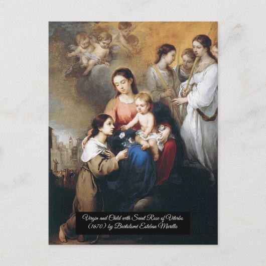 ヴァージンとチャイルドウィズサンバラ ポストカード (正面)