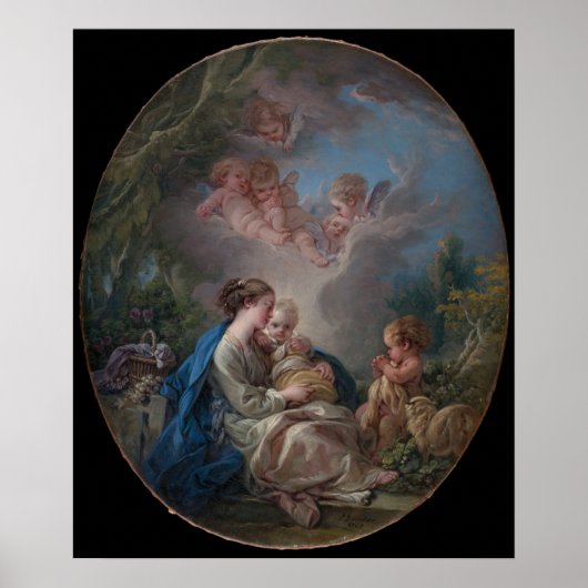 ヴァージンとバプテストの聖ヨハネとの子供 ポスター (正面)