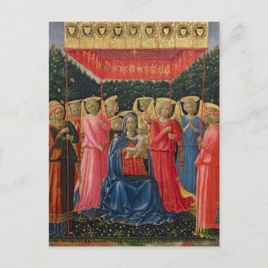 ヴァージンと天使との子供， c.1440-50 ポストカード (正面)