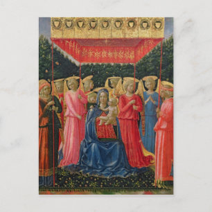 ヴァージンと天使との子供, c.1440-50 ポストカード