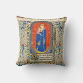 ヴァージンと天使のアンティークフローラ旋回 クッション (正面)