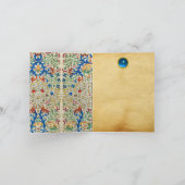 ヴァージンと天使のアンティークフローラ旋回 シーズンカード (内部)