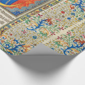 ヴァージンと天使のアンティークフローラ旋回 ラッピングペーパー (角)