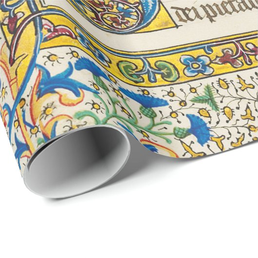 ヴァージンと天使のアンティークフローラ旋回 ラッピングペーパー (ロールコーナー)