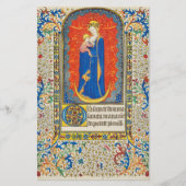 ヴァージンと天使のアンティークフローラ旋回 便箋 (正面)