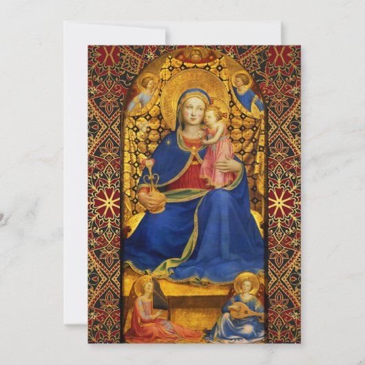 ヴァージンと天使の青いクリスマスパーティー 招待状 (正面)