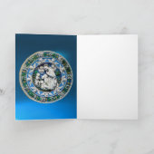 ヴァージンと天使を持つ子供、ラウンドブルーサファイア シーズンカード (内部)