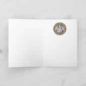 ヴァージンと天使を持つ子供、ラウンドブルーサファイア シーズンカード (内部)