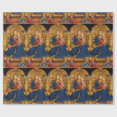 ヴァージンと天使を持つ子供 ラッピングペーパー (フラット)