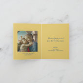 ヴァージンと子どもと天使-ボッティチェリホリダ カード (内部)