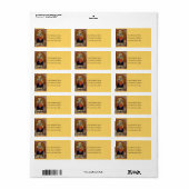 ヴァージンと子ヴィンテージ住所 シール (フルシート)