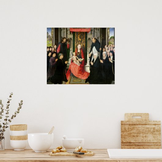 ヴァージンと子供とセントジェームス&セントドミニク ポスター (キッチン)