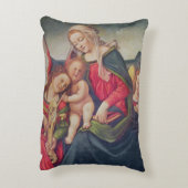 ヴァージンと子供と天使のミュージシャン アクセントクッション (裏面(縦))