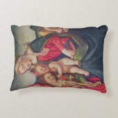 ヴァージンと子供と天使のミュージシャン アクセントクッション (裏面)