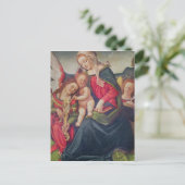 ヴァージンと子供と天使のミュージシャン ポストカード (スタンド正面)
