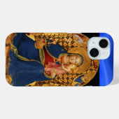ヴァージンと子供と天使,ブルーサファイア Case-Mate iPhoneケース (裏面 (横))