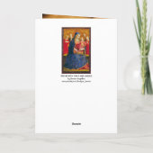 ヴァージンと子供と天使,ベートアンジェリコ シーズンカード (裏面)