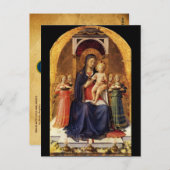 ヴァージンと子供と天使,羊飼い ポストカード (正面/裏面)