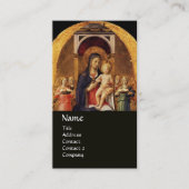 ヴァージンと子供と天使,金ゴールドブラック 名刺 (正面)
