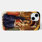 ヴァージンと子供と天使、青い黒 Case-Mate iPhoneケース (裏面 (横))