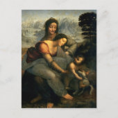 ヴァージンと子供とSt. Anne, c.1510 ポストカード (正面)