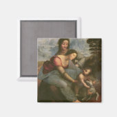 ヴァージンと子供とSt. Anne, c.1510 マグネット (正面/裏面)