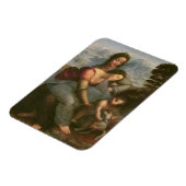 ヴァージンと子供とSt. Anne, c.1510 マグネット (左側)