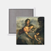 ヴァージンと子供とSt. Anne, c.1510 マグネット (正面/裏面)