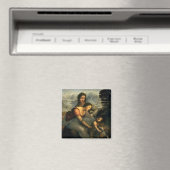 ヴァージンと子供とSt. Anne, c.1510 マグネット (インサイチュ (食洗機))