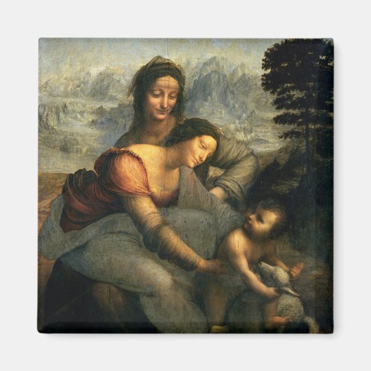 ヴァージンと子供とSt. Anne, c.1510 マグネット (正面)