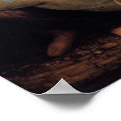 ヴァージンと子供とSt.Anne & Lamb ポスター (角)