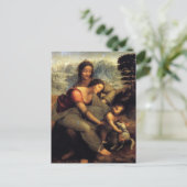 ヴァージンと子供とSt.Anne & Lamb ポストカード (スタンド正面)