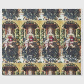 ヴァージンと子供のクリスマス喜び平和の愛 ラッピングペーパー (フラット)