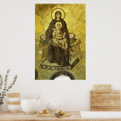 ヴァージンと子供のモザイク萩野ソフィア ポスター (キッチン)