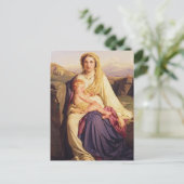 ヴァージンと子供ポール・デローチェ ポストカード (スタンド正面)