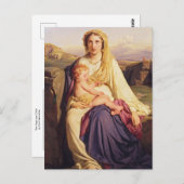 ヴァージンと子供ポール・デローチェ ポストカード (正面/裏面)