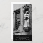 ヴァージンと子供2悔やみや弔慰ありがとう サンキューカード (正面/裏面)