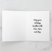 ヴァージンと子供 – クリスマスホリデイ カード (内部)