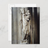 ヴァージンと子供、ノートルダム・デ・パリとして知られる ポストカード (正面/裏面)